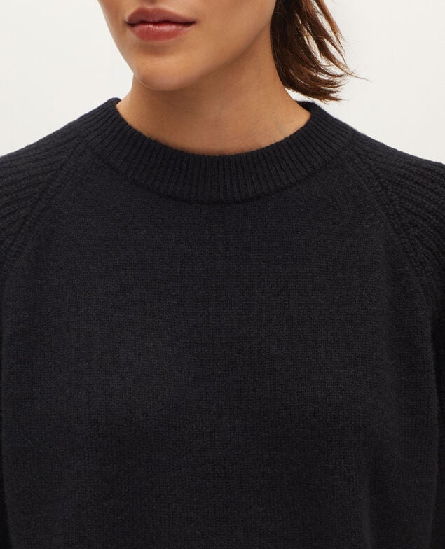 Pullover aus Kaschmir H091 black beauty