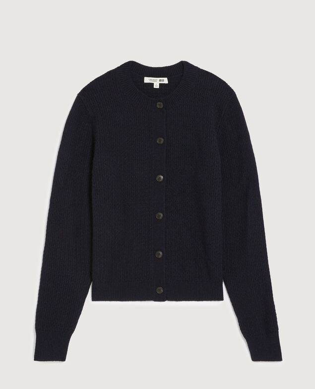 Cardigan mit Rundhalsausschnitt  U690 navy