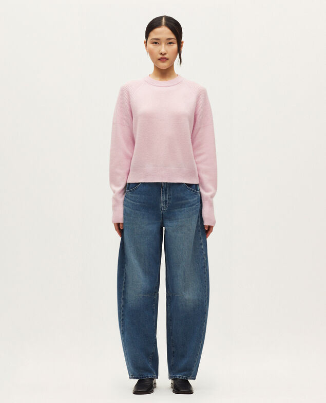 Pullover aus Kaschmir K100 bloom pink