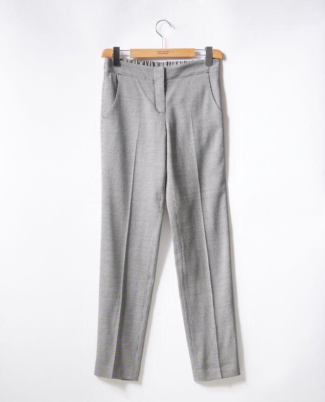 Jaquard-Hose mit Hahnentrittmuster Pied de poule
