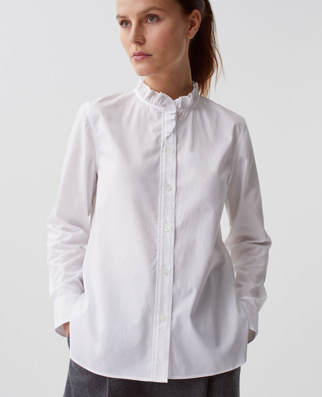 Baumwollbluse 0007 white