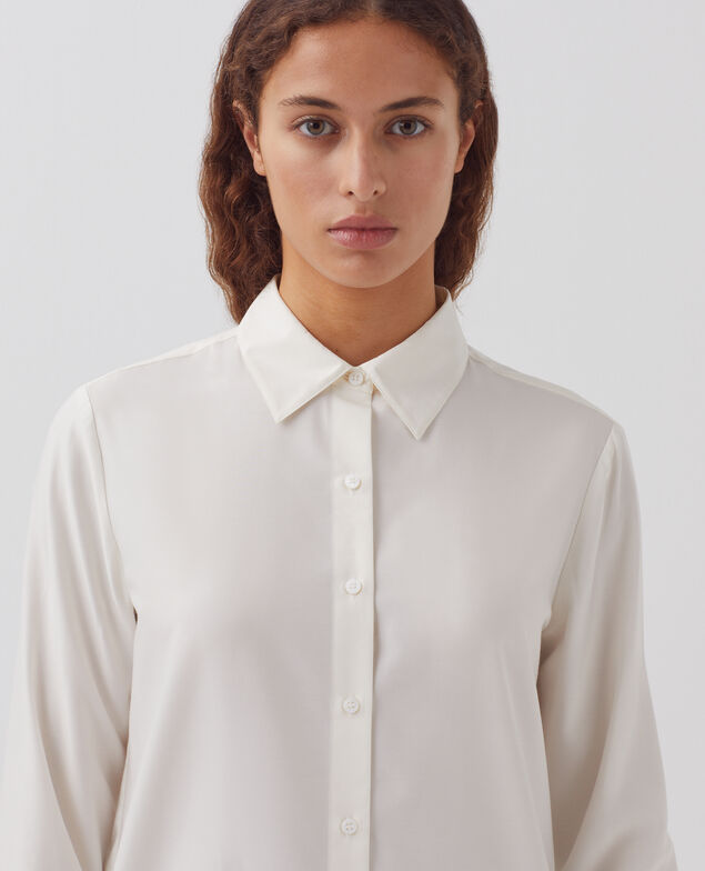 SIBYLLE - Fließende Bluse H013 gardenia