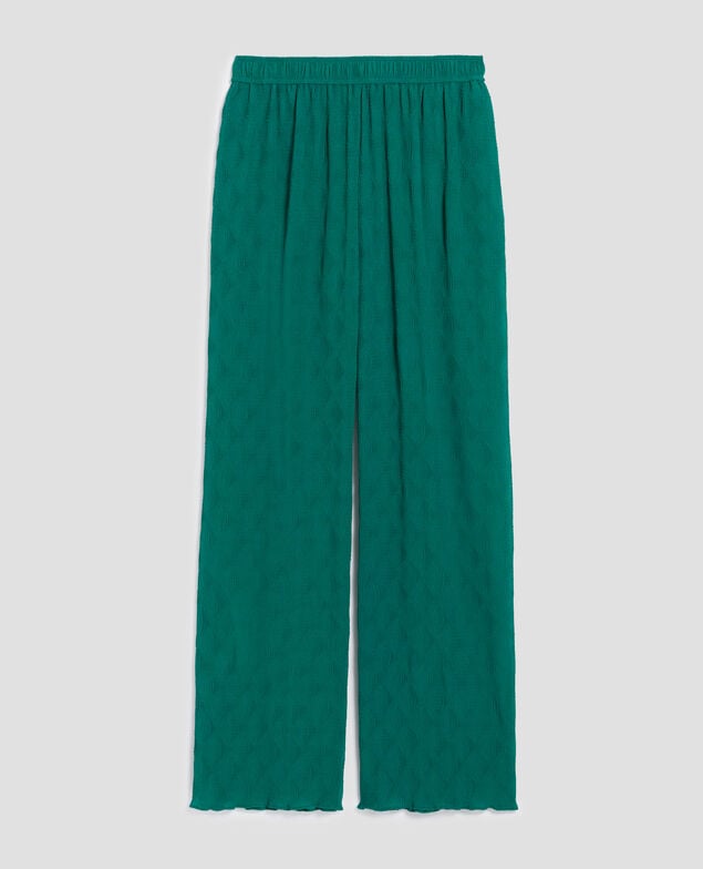 Weite fließende Hose H644 spruced-up blue
