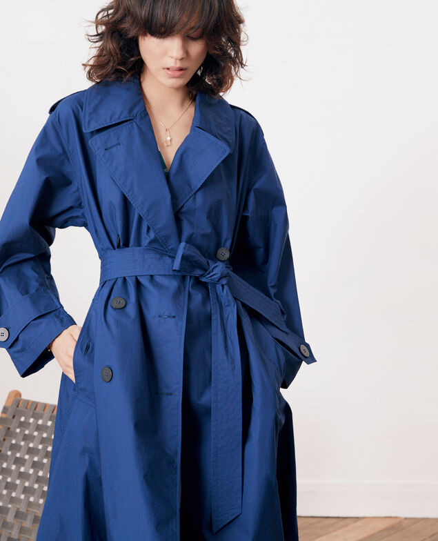 Leichter Trenchcoat Indigo
