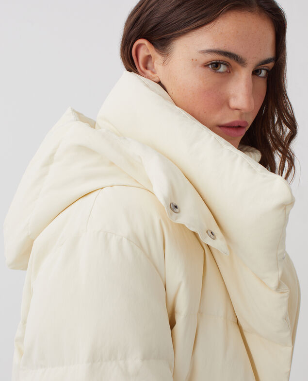 MARGOTTE – Halblange Daunenjacke I010 glass green beige