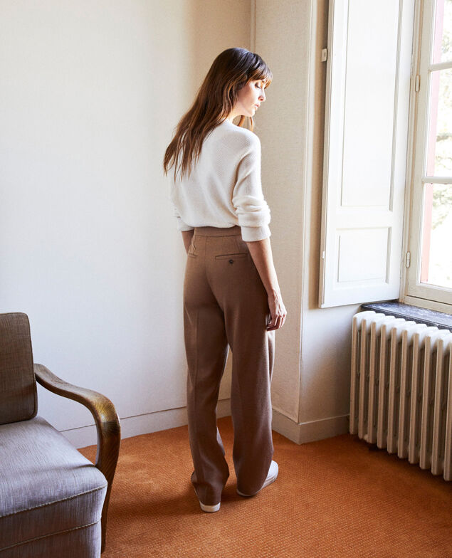 tailoring-Hose mit Wolle Camel