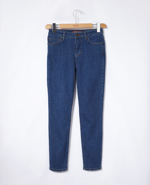 Skinny-Jeans mit 7/8-Cropped-Länge Blau
