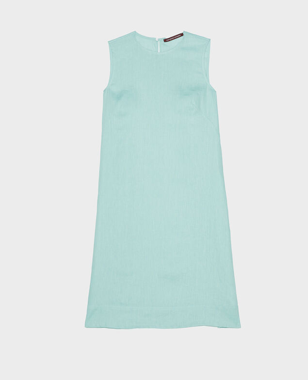 Kleid aus 100 % Leinen Blue haze