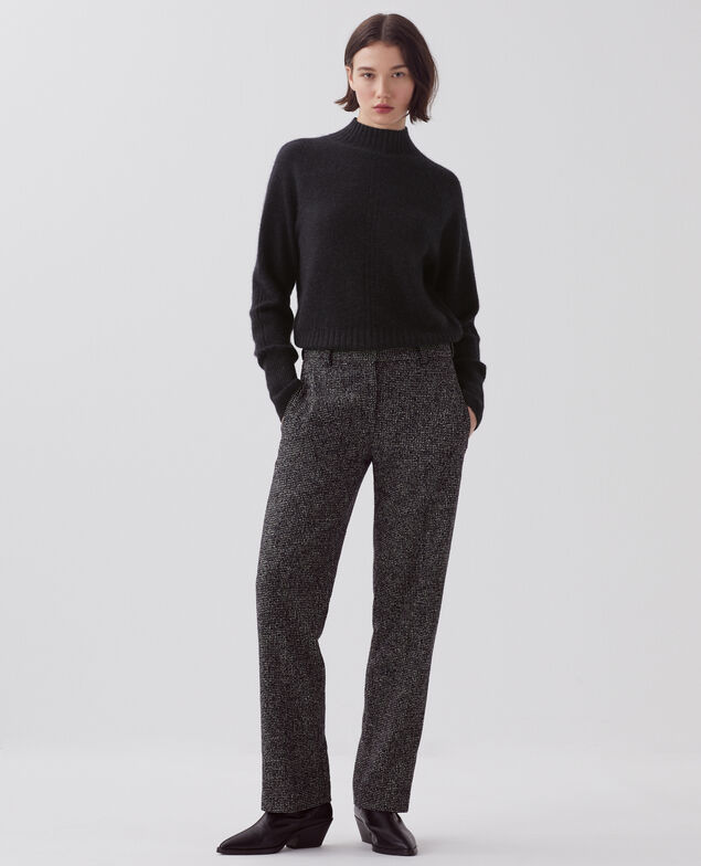 COLETTE – Hose mit geradem Bein I097 neppie black