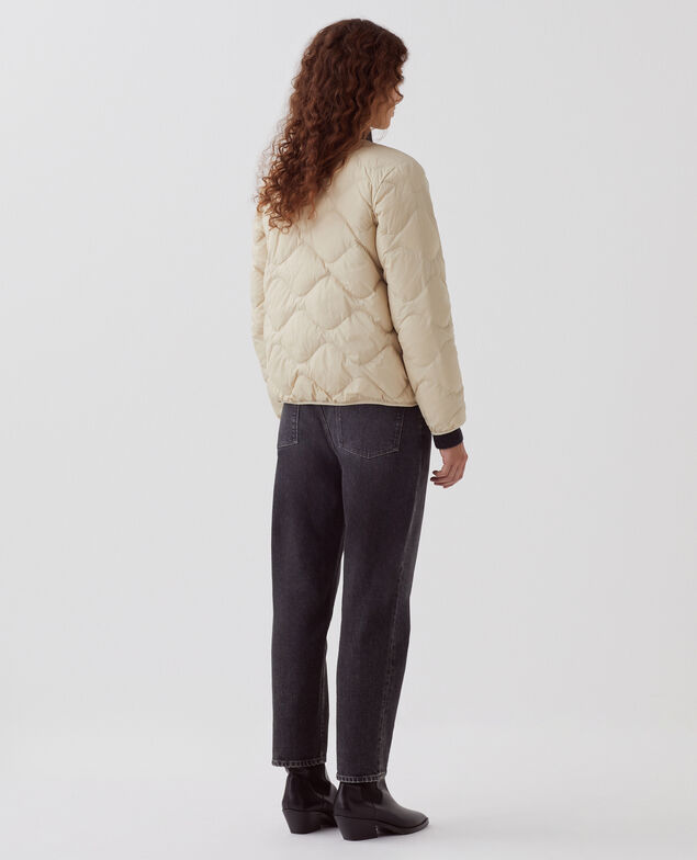 PLUME - Daunenjacke mit langen Ärmeln H311 oyester gray