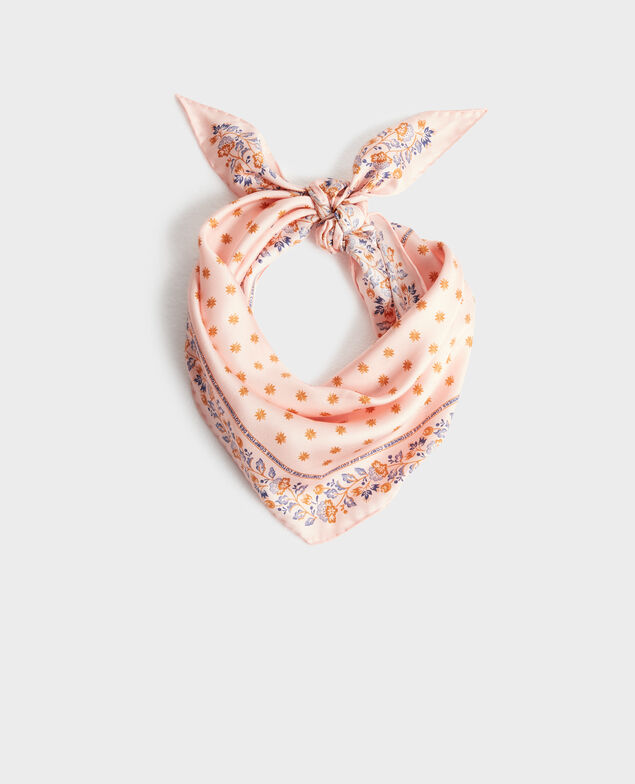 Seidentuch in Rautenform Seashell pink