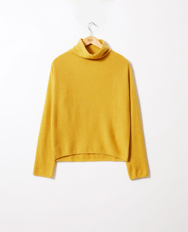 Pullover mit Stehkragen aus Kaschmir Sauterne