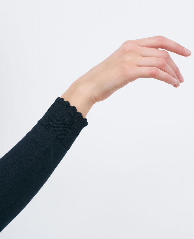 Pullover aus Baumwolle und Seide Black beauty