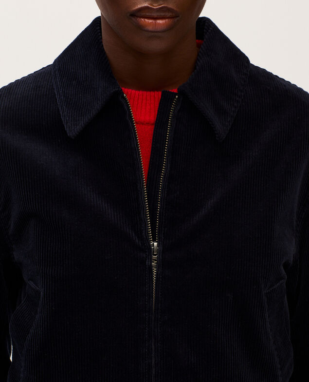 Blouson aus Cord U690 navy