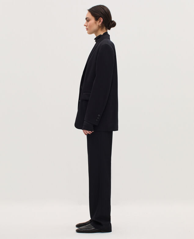 Blazer aus Wolle H091 black beauty