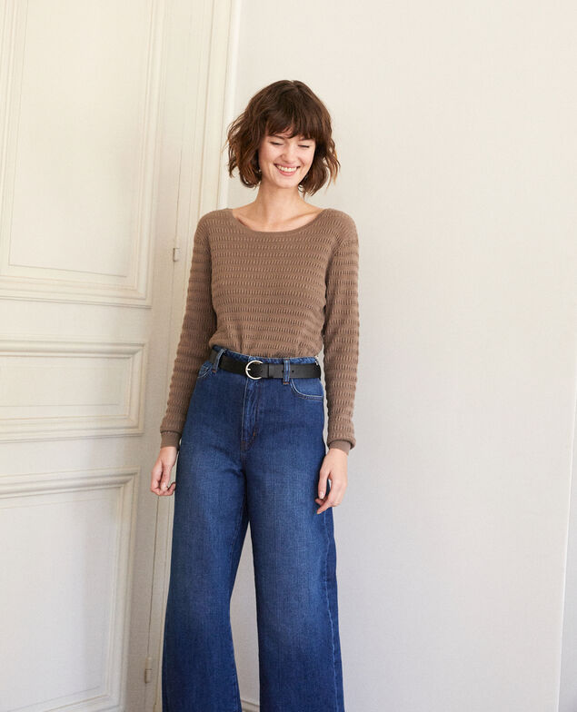 Wendebarer Pullover Braun