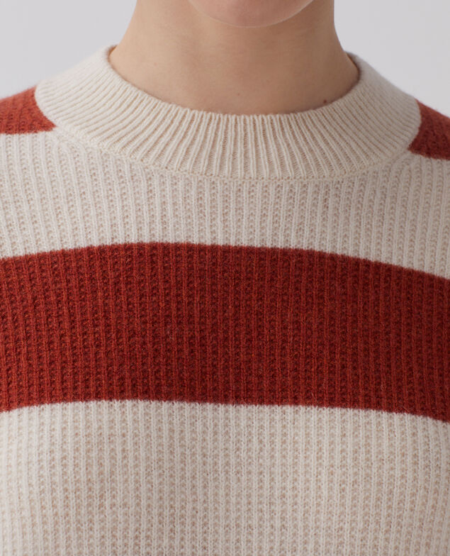 - Pullover aus Wolle I270 st orange/white