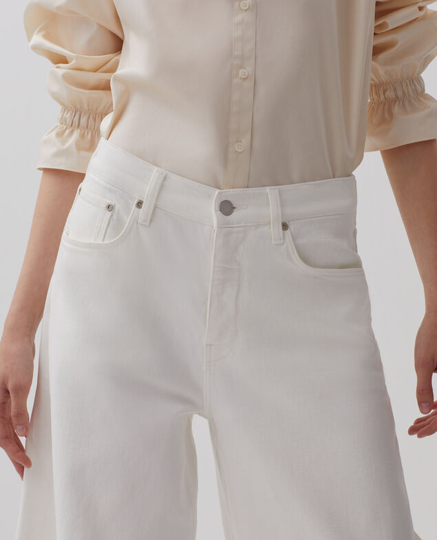 JEANETTE - Wide Jeans H003 white