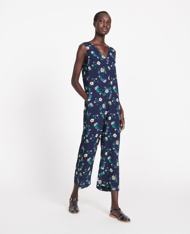 Jumpsuit aus Viskose Herbier maritime maize