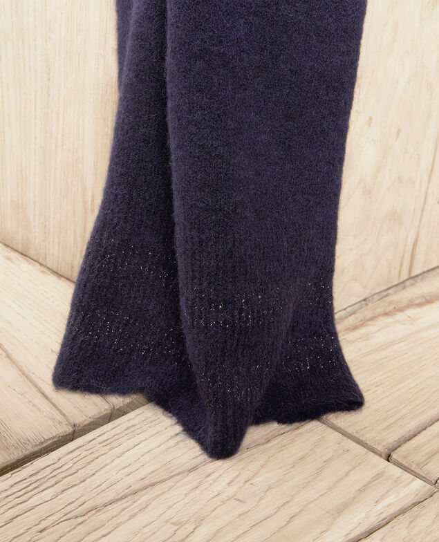  Schal mit Lurexdetail  Dark navy