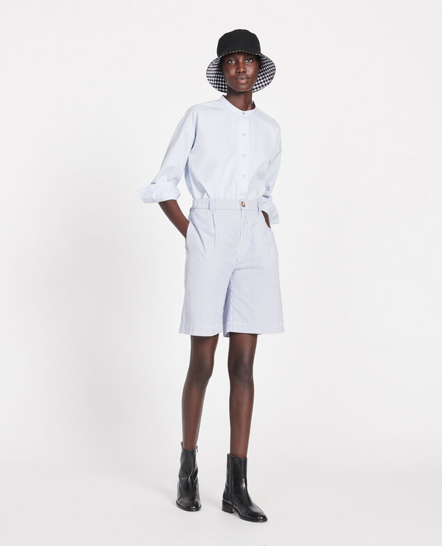 Baumwollshorts Seersucker stripes