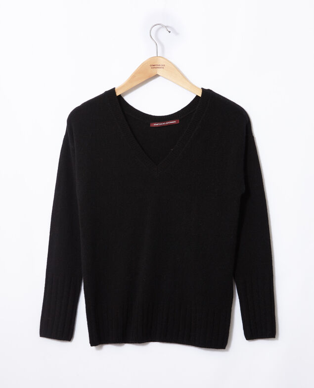 Pullover aus Kaschmir Noir