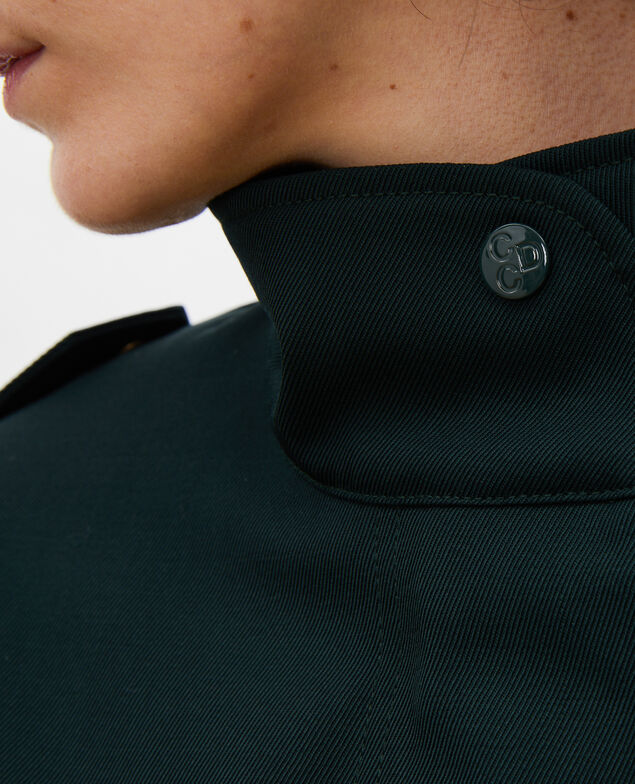  Bomberjacke aus Wollgabardine Scarab