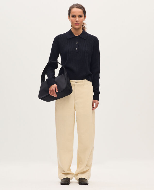 Barrel Cordhose U010 off white