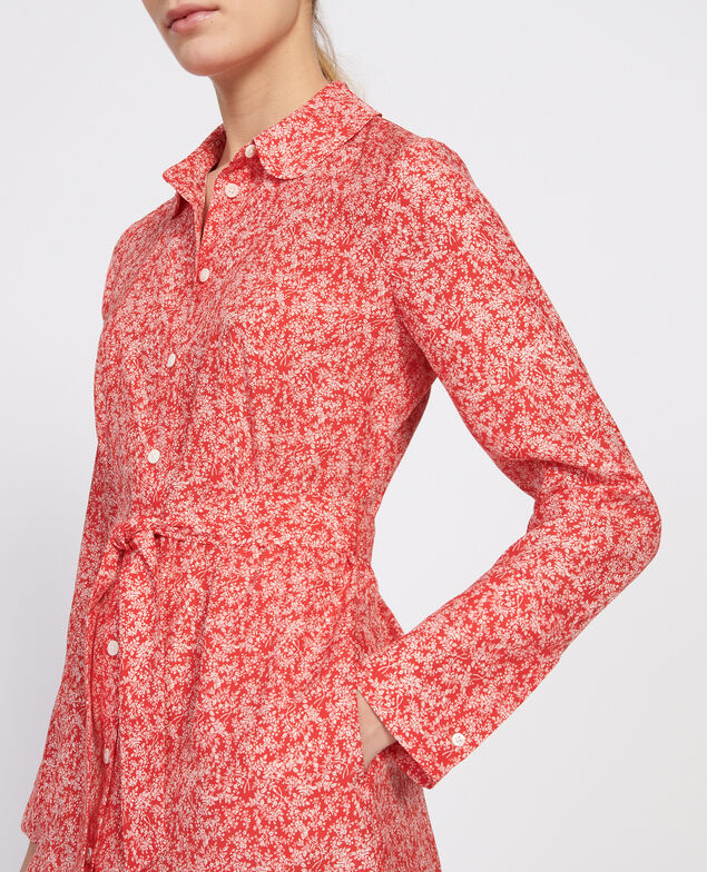 Kleid Feuillage fiery red