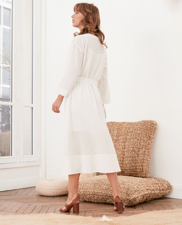 2-in-1-Teil: Jacke oder Kleid Kaolin
