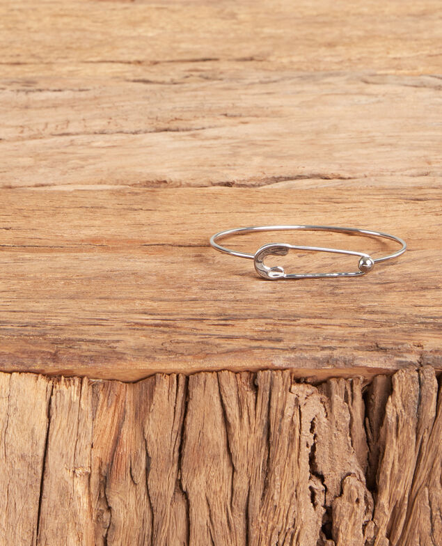 Sicherheitsnadel-Armband Silver