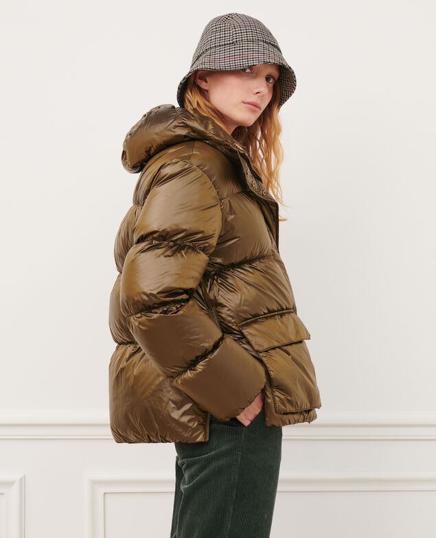 MARGOTTE - Kurze Daunenjacke 8828 56 olive
