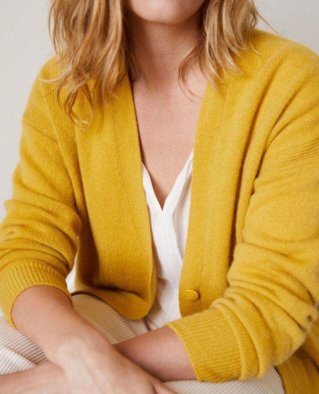 Cardigan aus 100 % Kaschmir Sauterne