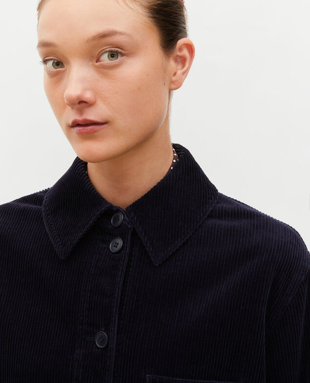  Arbeitsjacke aus Cord Night sky