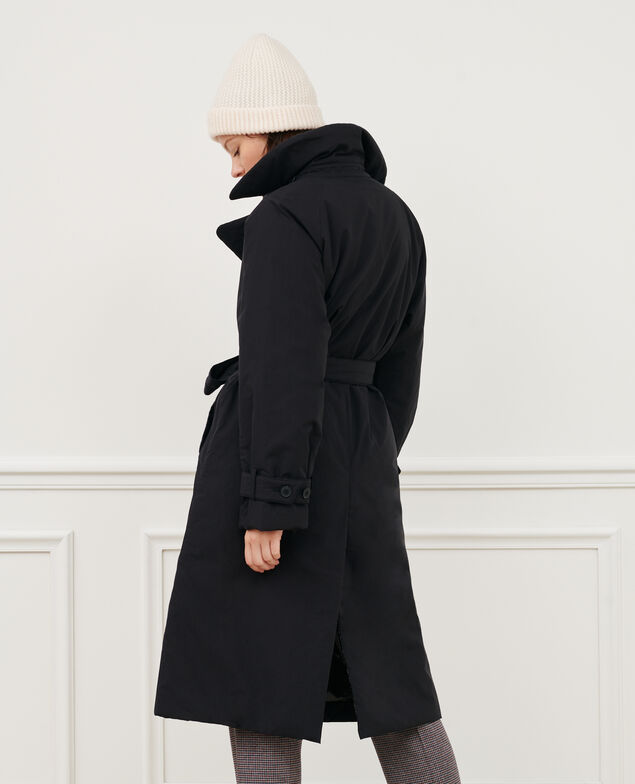 Langer Trenchcoat Black beauty