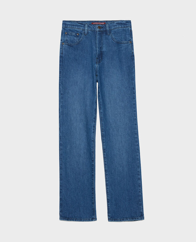 SLIM STRAIGHT - Gerade Jeans aus verwaschenem Denim Denim medium wash