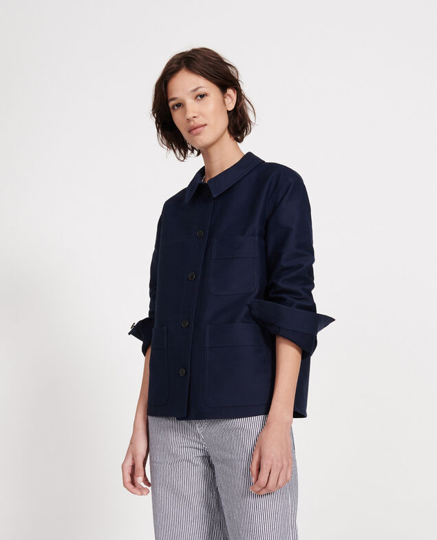 Baumwolljacke Maritime blue