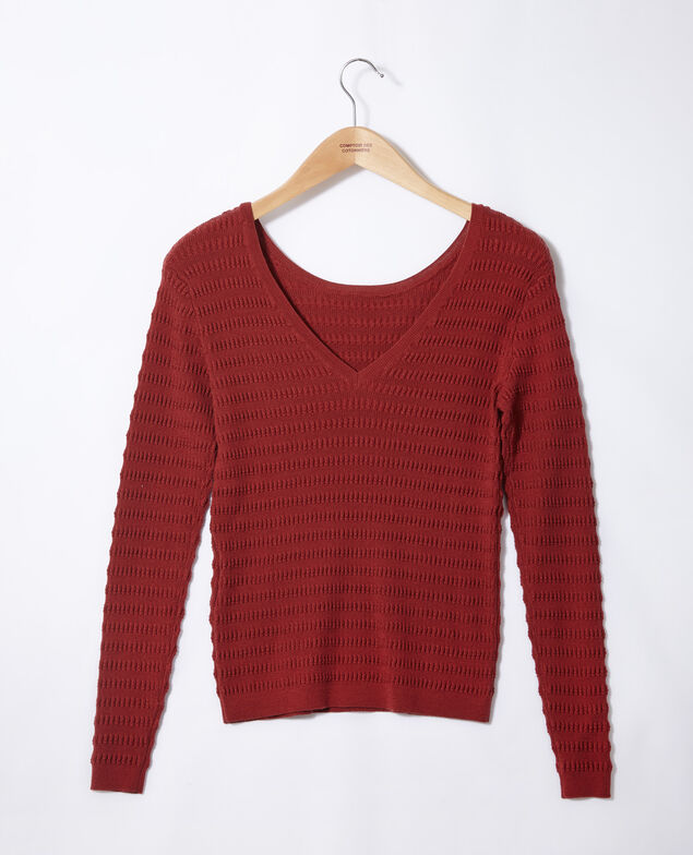 Wendebarer Pullover Cowhide