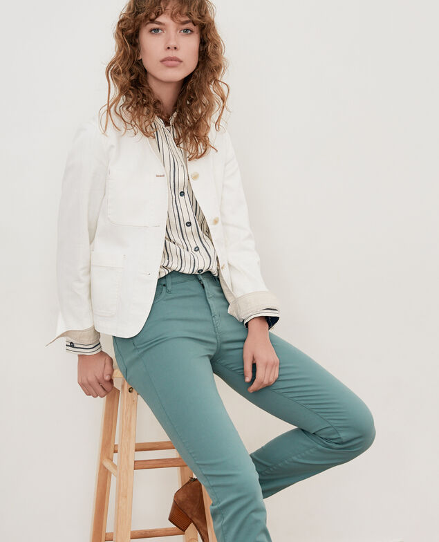 Jeans in Zigarettenform Peppermint