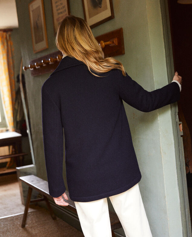 Caban mit doppelter Knopfleiste Dark navy