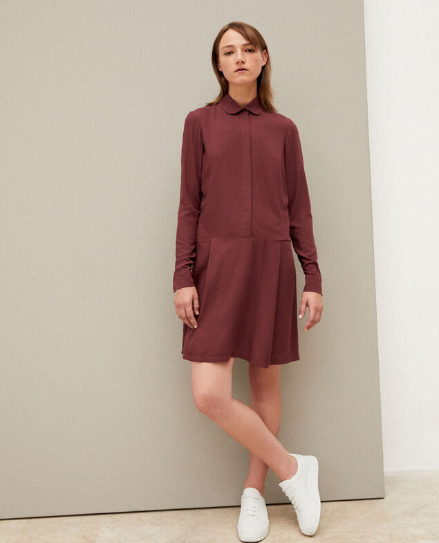 Robe coupe droite Braun