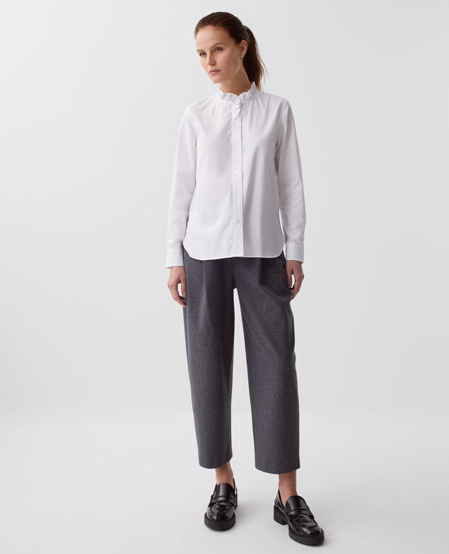 Baumwollbluse 0007 white