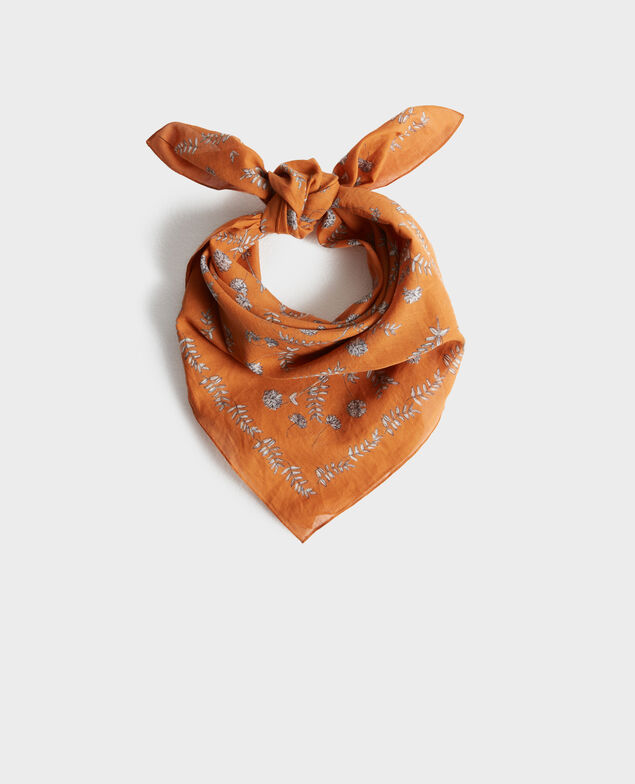 Bandana aus gemusterter Baumwolle Pumpkin spice