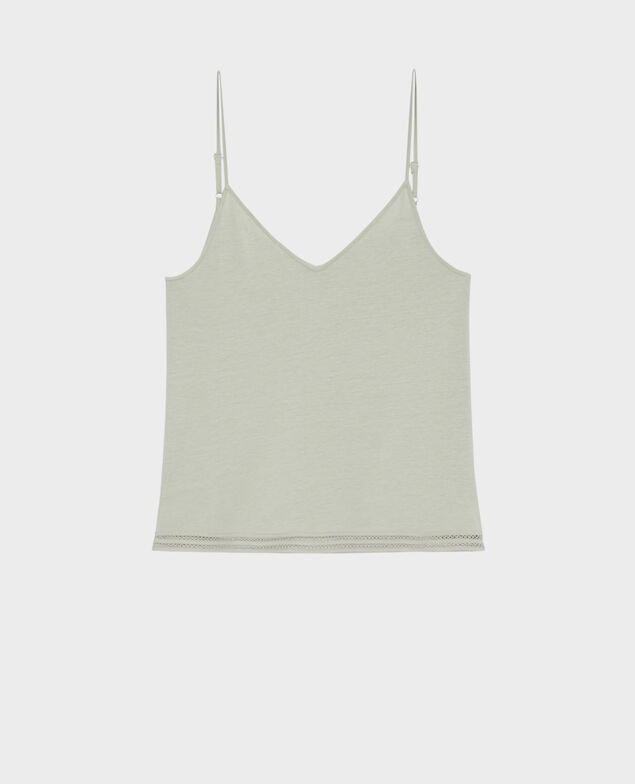 Top aus Mischbaumwolle 53 green