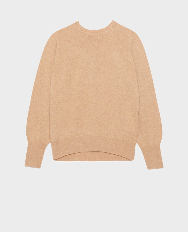 Pullover mit Rundhalsausschnitt aus Kaschmir 8803 32 beige