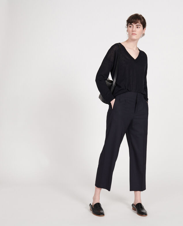 Wollhose Dark navy
