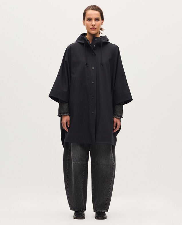 Regencape mit Kapuze H091 black beauty