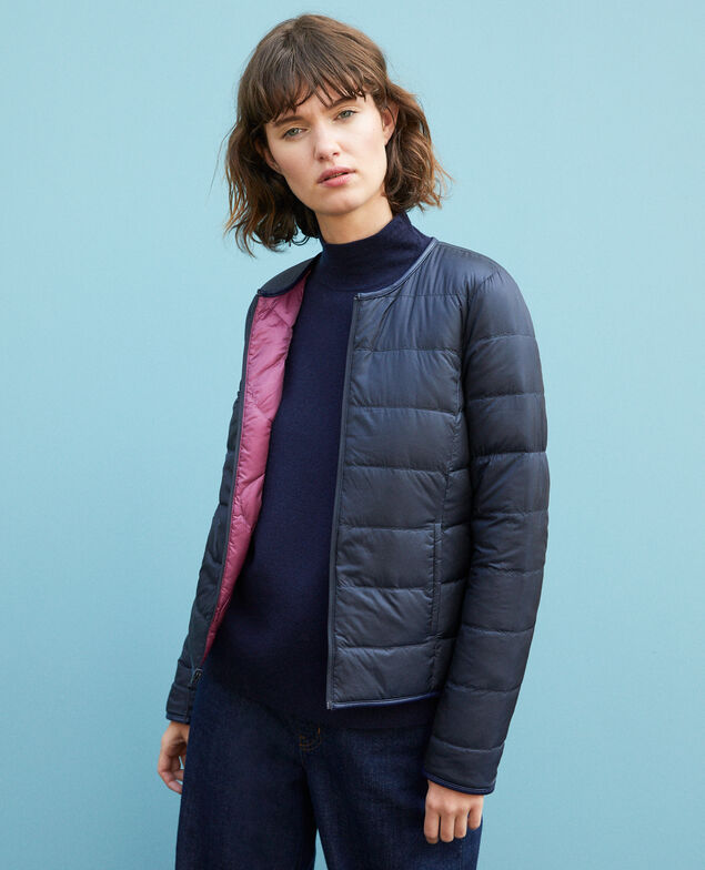 Wendebare Daunenjacke Purple/navy