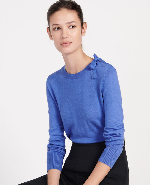 Pullover mit Seide und Kaschmir Amparo blue
