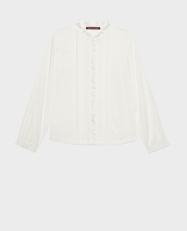 Baumwollbluse 7000 01 white